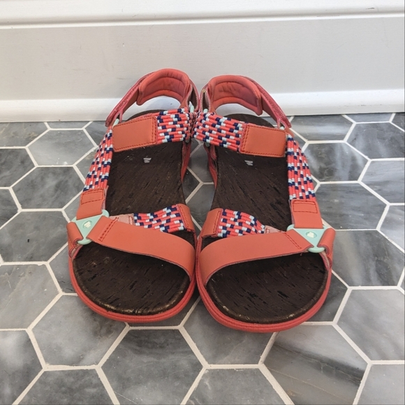 Merrell Around Town Sunvue Coral Strappy Hiking Outdoor Sandals Size 6 Women's - Picture 3 of 12
